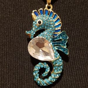 NWT Crystal Dolphin Necklace by Betsey Johnson